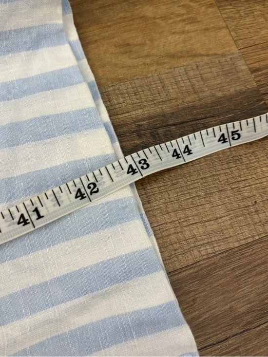 Everlane The Linen Sleeveless Shirt Dress Blue White Stripe Nautical Women’s - Picture 7 of 7